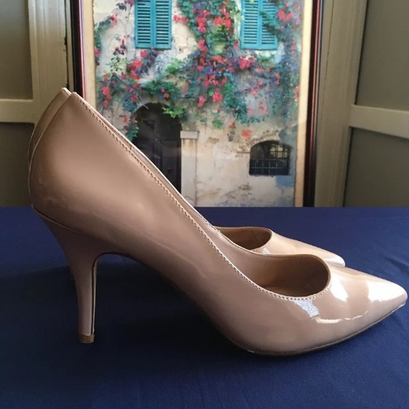 Dune London Rose Nude Beige Heel Pumps Stilettos - Picture 2 of 13